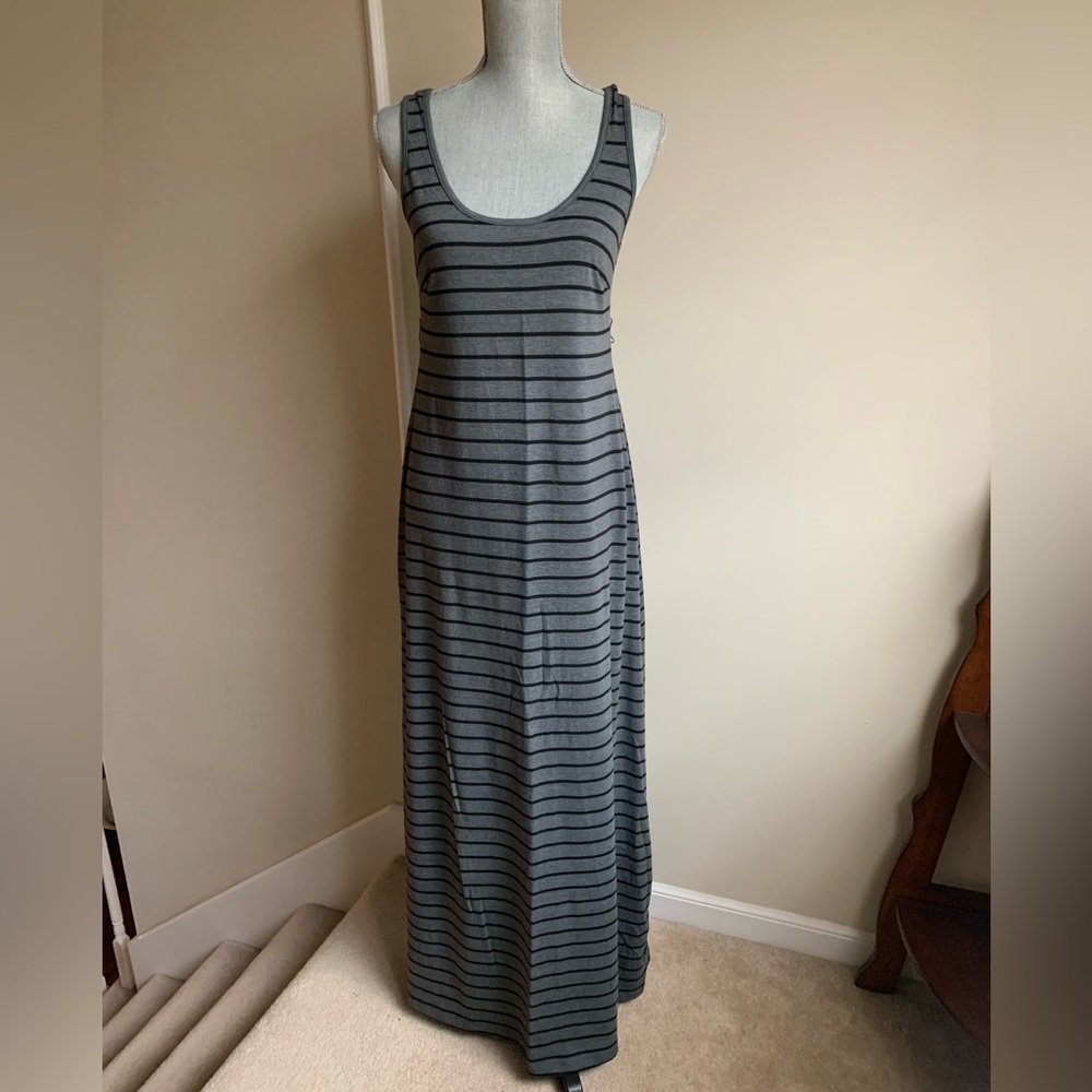 MOTHERHOOD MATERNITY STRIPED MAXI DRESS - Picture 7 of 7